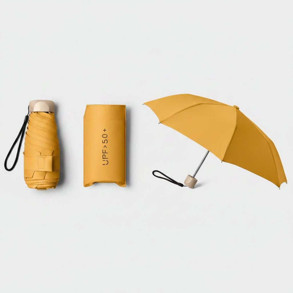 MICROSHADE – Mini paraguas ultraligero con protección solar y contra la lluvia