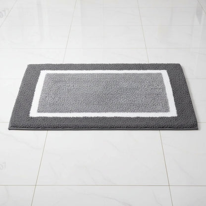 BATHBLISS – Alfombrilla de baño de microfibra suave antideslizante para baño y sala de estar