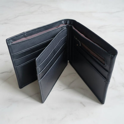 SAFEPOCKET – RFID-Blocking Genuine Leather Wallet for Men