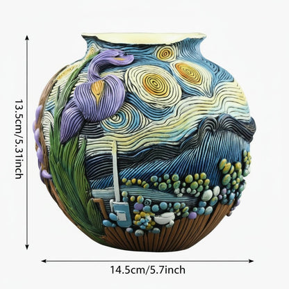 LUMIVASE - Handmade Resin Flower Vase for Creative Arrangements