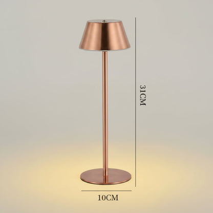 RETROLIGHT – Lámpara de mesa LED con estilo retro, inalámbrica y recargable por USB