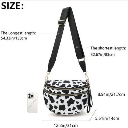 MARELLA – Borsa a tracolla con motivo scacchiera elegante per tutti i giorni