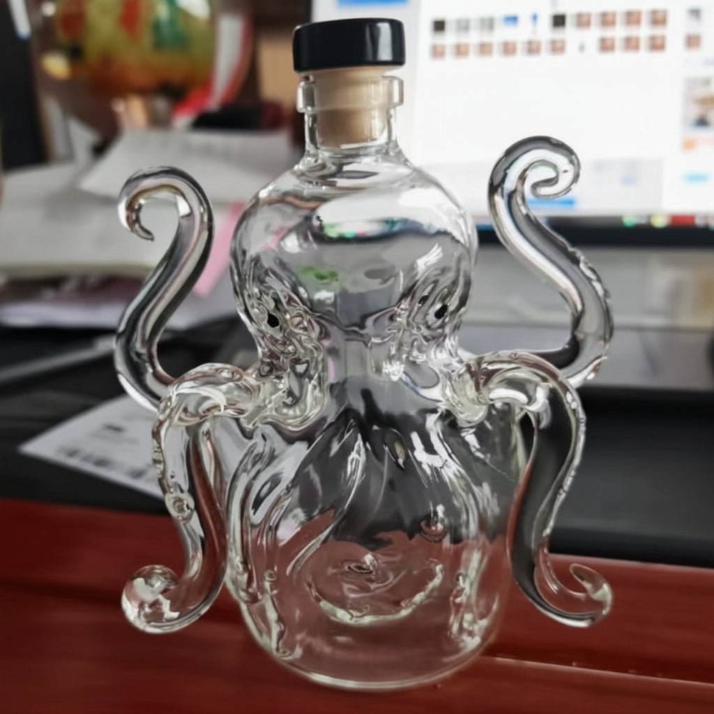 MARITIMEGLASS - Decanter nautico artigianale in vetro cristallo
