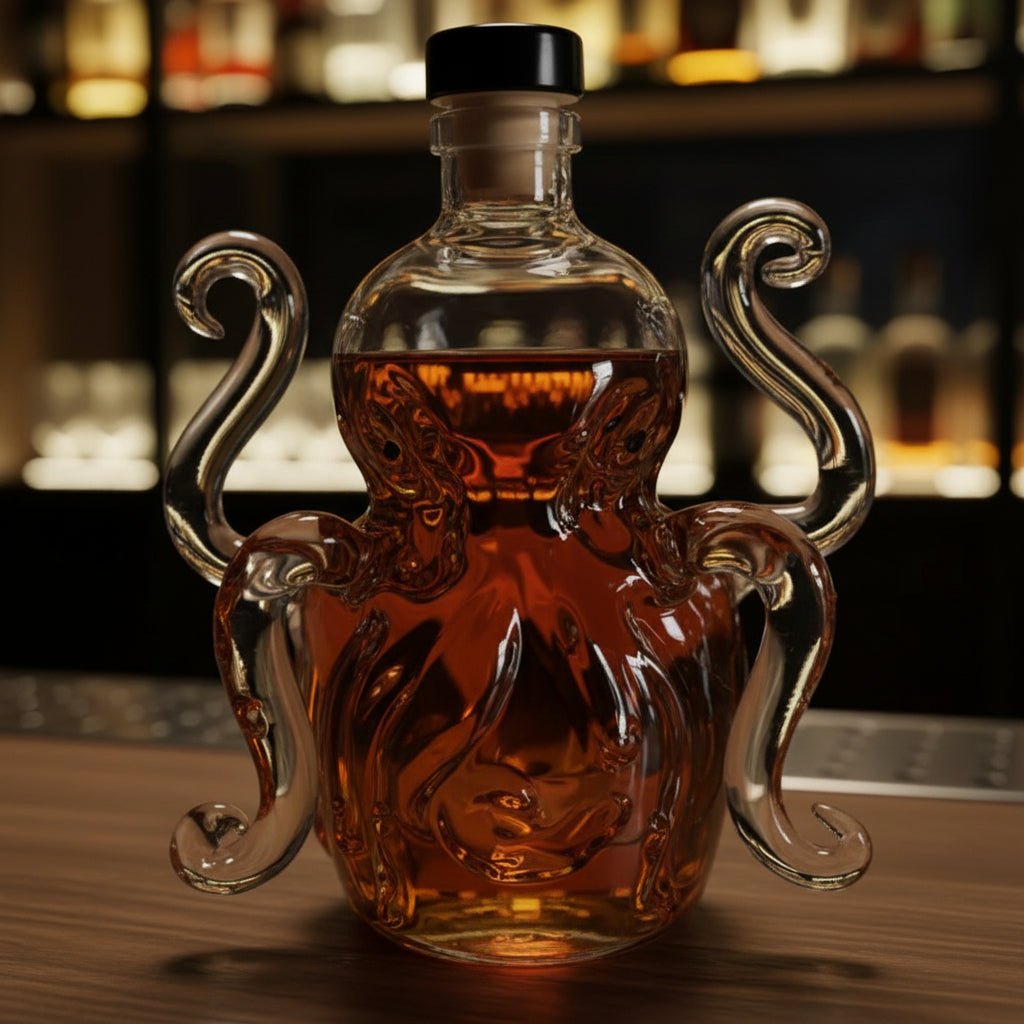 MARITIMEGLASS - Decanter nautico artigianale in vetro cristallo
