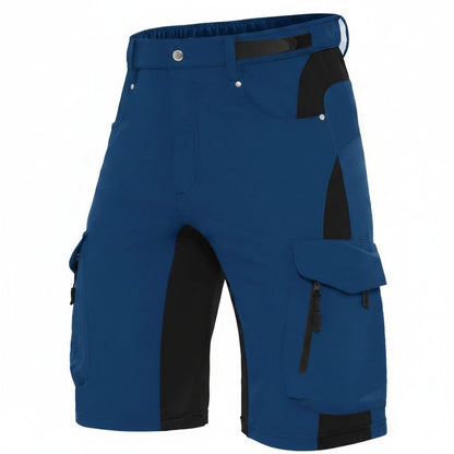 EXPLORENEST – Strapazierfähige Cargo Bermuda Herren mit vielen Taschen