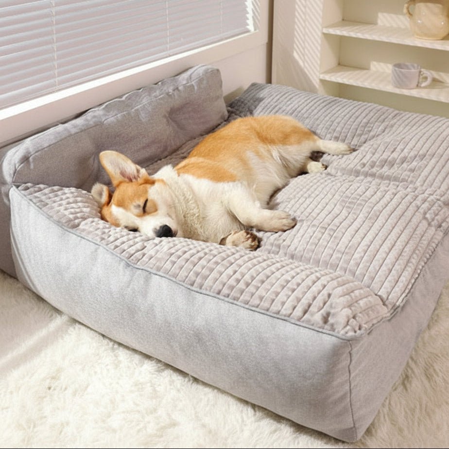 SNUGGYPET – Letto per animali domestici grande e spesso con design stabile antiscivolo per il riposo quotidiano