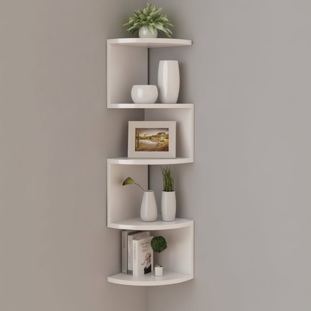 FLOATIERA – Hoek Wandrek | Ruimtebesparende Opberging met modern design
