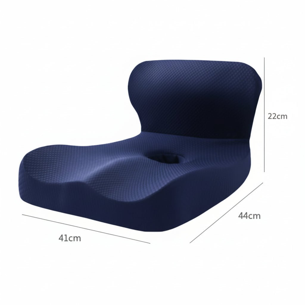 CURVICUSH – Almohada de espuma viscoelástica en forma de L para estabilización de la cintura y comodidad de cadera