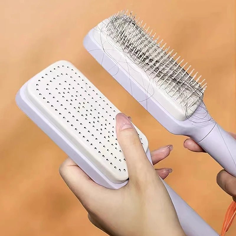 TANGLEFREE – Self-Cleaning Detangling Brush with Air Cushion & Massage
