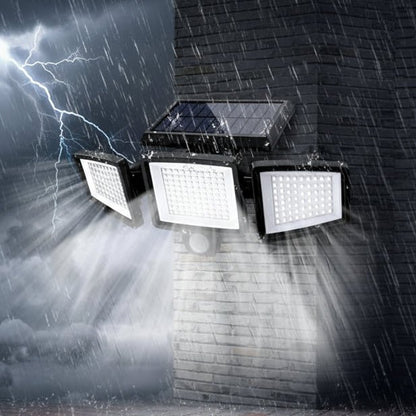 SUNDEFENSE – Luce di sicurezza solare con sensore di movimento e telecomando