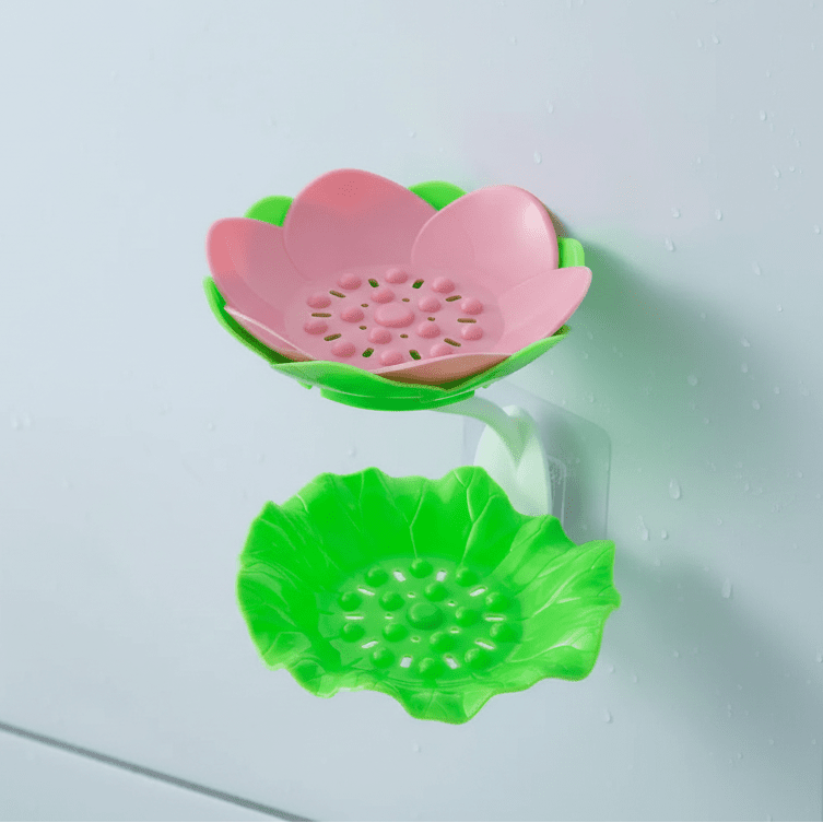 LOTORA – Lotus zeepschaal met afvoer voor badkamer