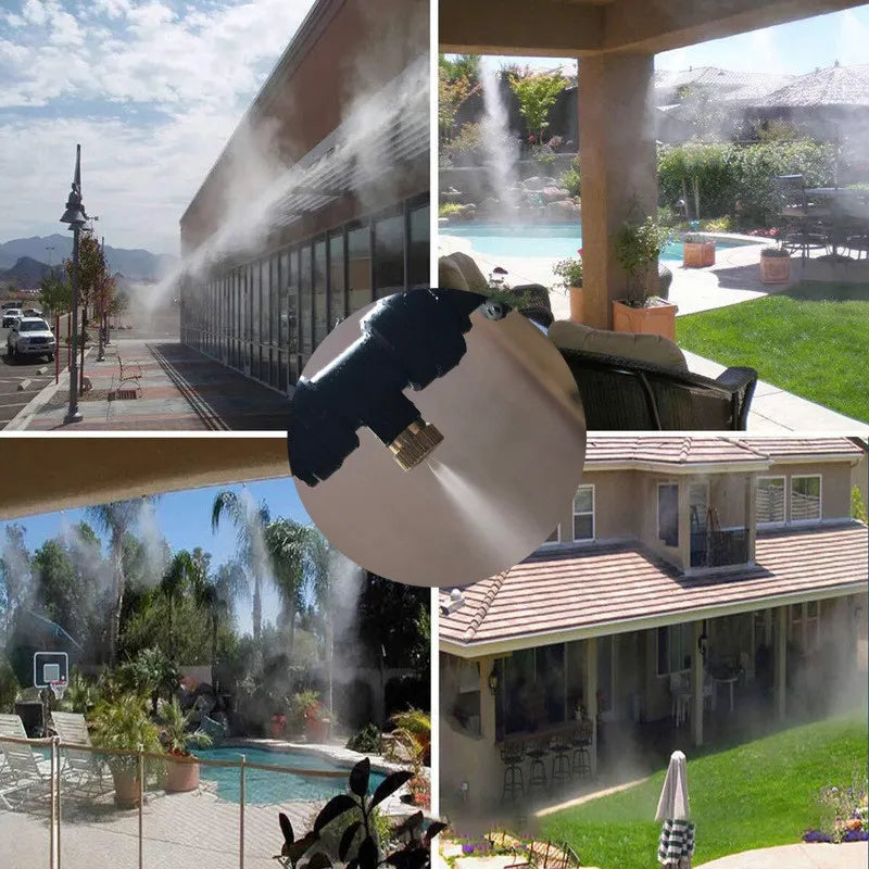 AquaCool spray irrigation system - cooling & irrigation for outdoor areas