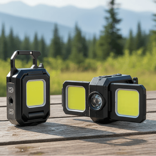RUNGLOW – Portachiavi LED portatile con 5 modalità di illuminazione