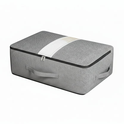 Storage Bag with Zipper for Comforters - Grande capacité & fenêtre pour le linge de lit