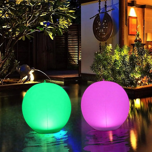LumaFloat Solar Sphere - Lampada LED galleggiante che cambia colore