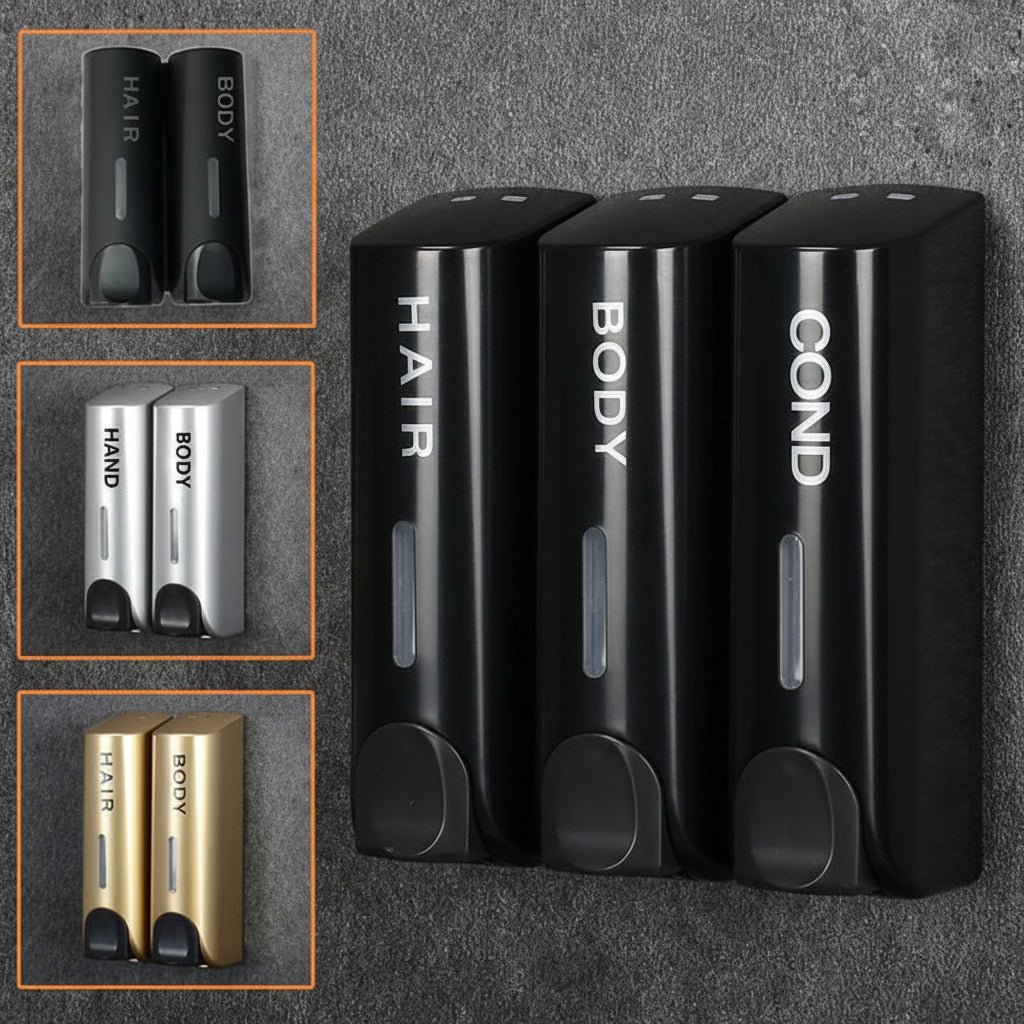 MODUBAD – Dispenser da parete per doccia per ordine senza schizzi