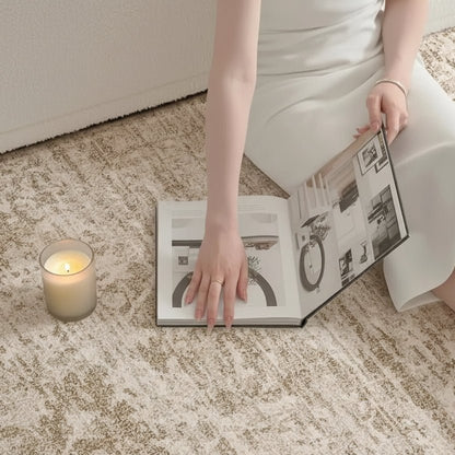 SOFTCHEN – Alfombra de chenilla lavable con base antideslizante