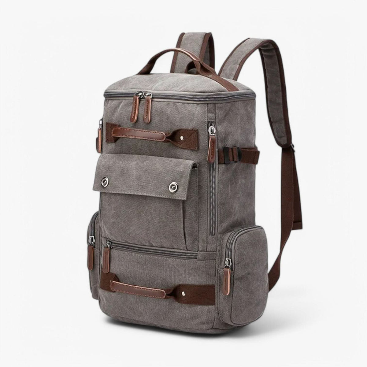 Variant image for Vintage Canvas Rucksack für Damen und Herren mit Laptopfach – Geräumig und Stilvoll für Schule und Alltag-6