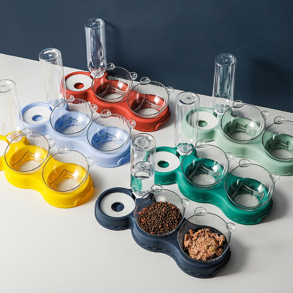 Karlfast-Stylish 3-in-1 Katzenfutterschale für Haustiere-2