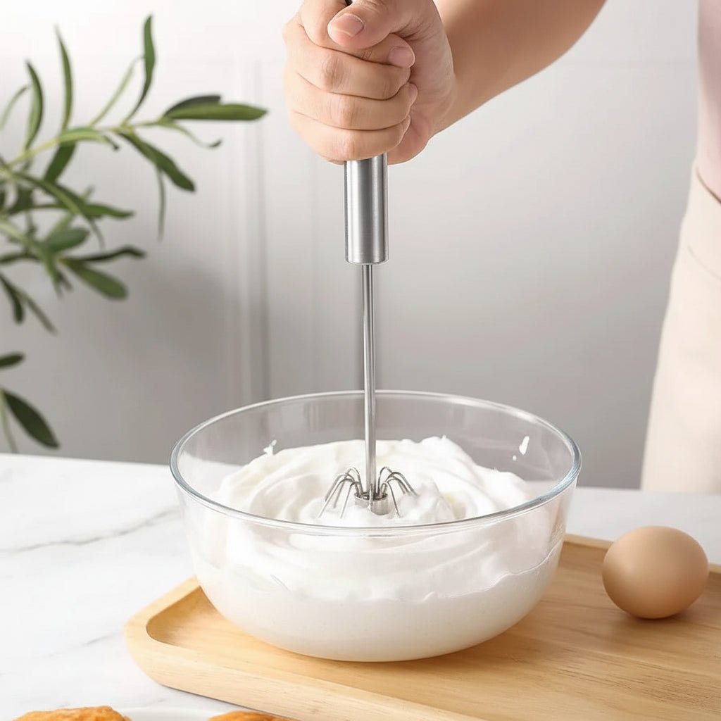 FROTHGEAR – Frullatore a mano per caffè con frusta rotante