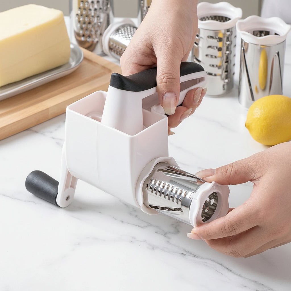GRATORA – Rallador giratorio clásico para queso y verduras