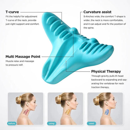 Tranquessence – Coussin de massage ergonomique pour la nuque, détente et soulagement de la douleur
