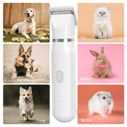 PetGroom Pro – 4-in-1 Haustier-Trimmer (Fell- & Krallenpflege in einem Gerät)