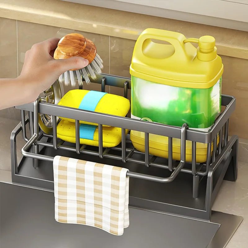 CLEANSINK – Organisateur de cuisine avec drainage et cadre métallique