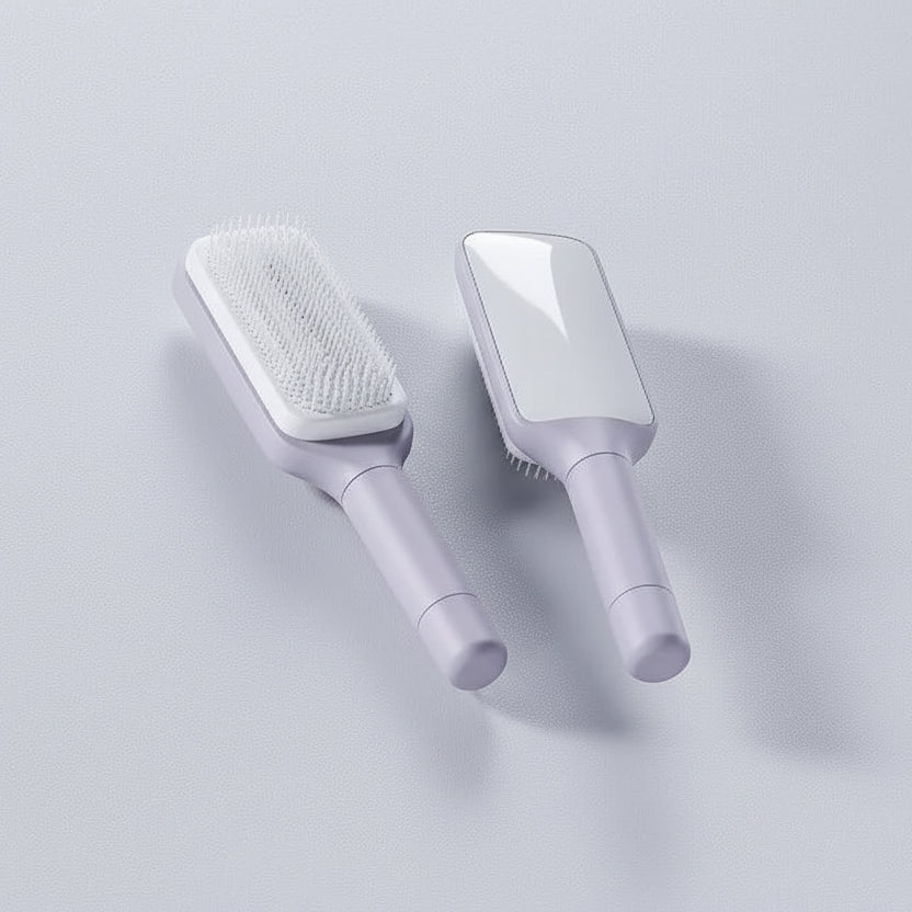 TANGLEFREE – Self-Cleaning Detangling Brush with Air Cushion & Massage
