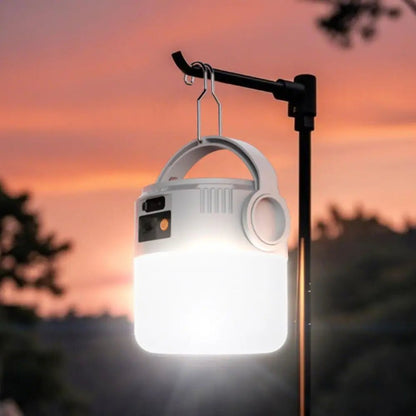 RADIANTIX – Ultra-bright camping lamp with handy solar rechargeable design