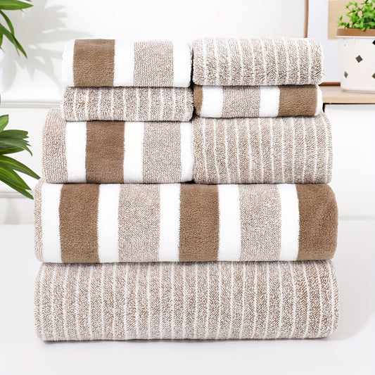 Luxury coral bath towel set - Ultra soft & absorbent for ultimate comfort
