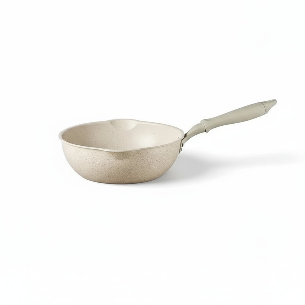 MAIFANTRIQ – Tiefer Antihaft-Wok mit Maifan-Steinbeschichtung aus Aluminiumlegierung für alle Herdarten