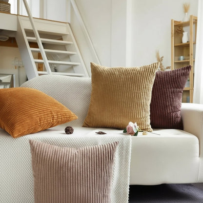 PLUSHCORD – Soft Corduroy Pillowcase Made of Cotton