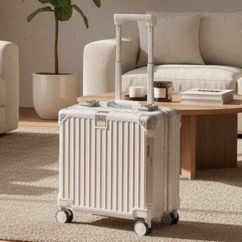 GLOBELOCK – Travel suitcase with integrated combination lock
