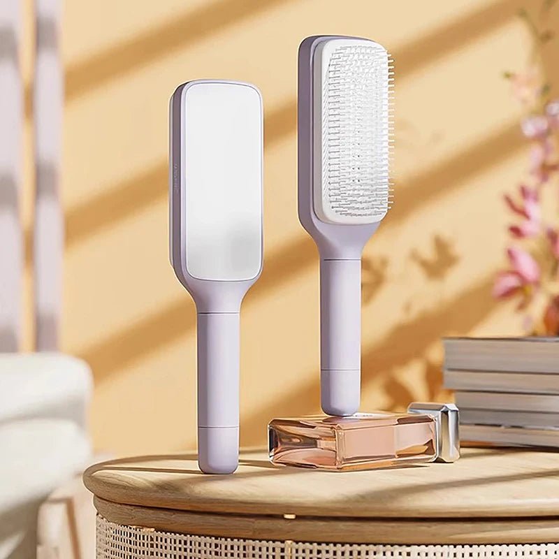 TANGLEFREE – Self-Cleaning Detangling Brush with Air Cushion & Massage