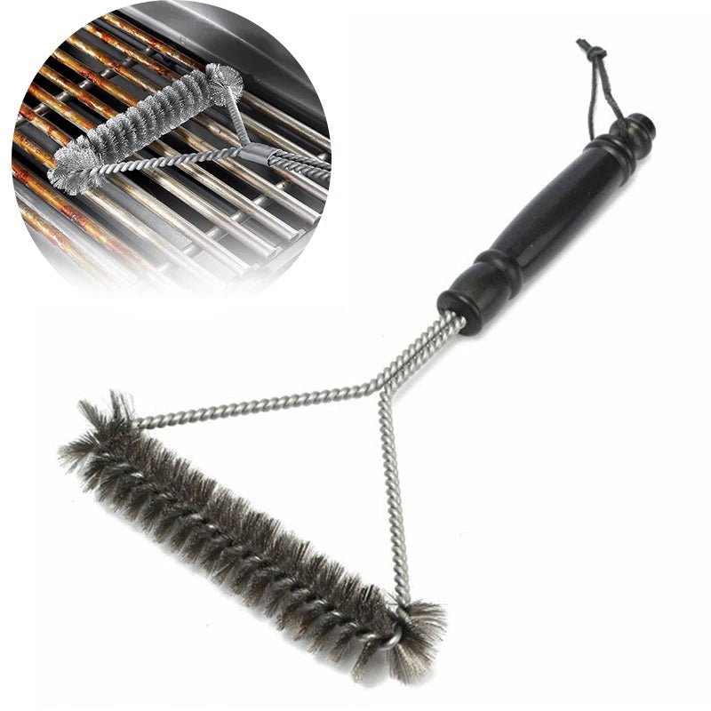 FLAMEBRUSH – Stainless Steel Grill Brush for Barbecue Cleaning
