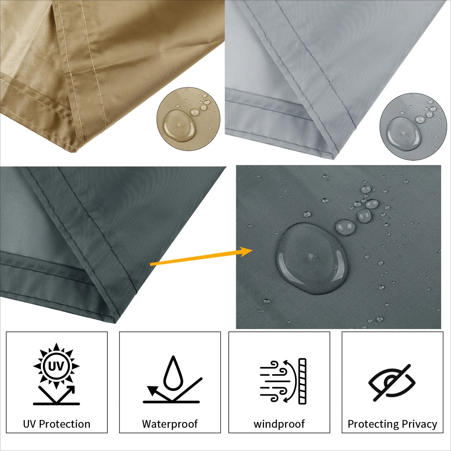 GardenGuard privacy screen - UV and waterproof fence cover