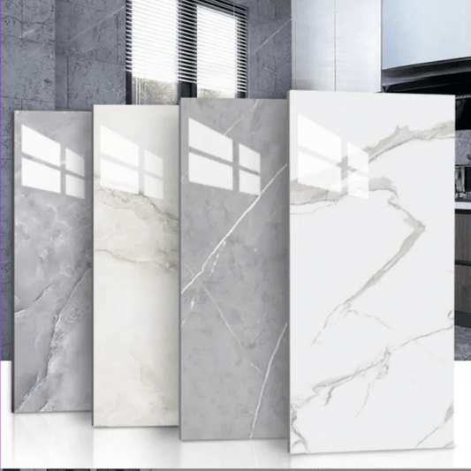 STONELUX – Elegante selbstklebende Marmor-PVC-Bodenfliesen