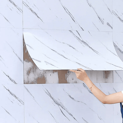 STONELUX – Elegante selbstklebende Marmor-PVC-Bodenfliesen