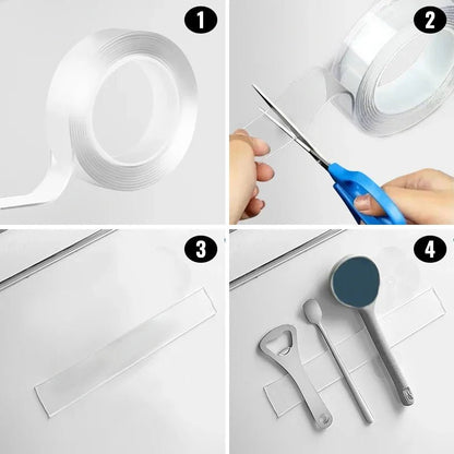 FIXCLEAR – Dubbelzijdig acryl plakband waterdicht & sterk klevend