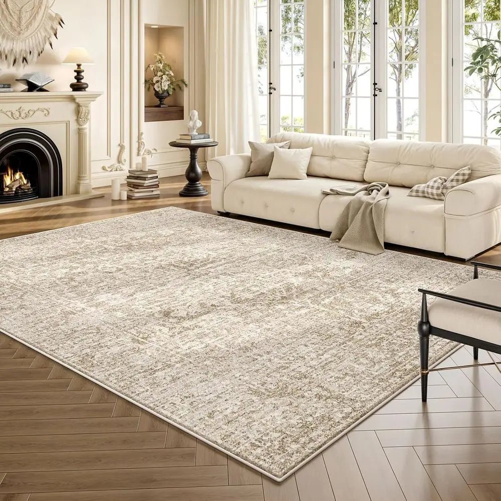 SOFTCHEN – Alfombra de chenilla lavable con base antideslizante