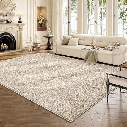SOFTCHEN – Alfombra de chenilla lavable con base antideslizante