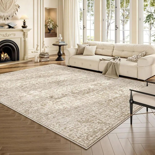 SOFTCHEN – Alfombra de chenilla lavable con base antideslizante