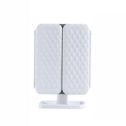 Glamlite Mirror - Miroir en trois parties avec éclairage LED en 3 couleurs pour un maquillage parfait