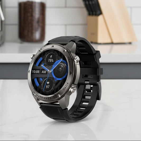 TrekSight X - Smartwatch d'extérieur avec GPS, boussole & surveillance de la santé