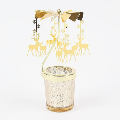 ROMANIVA – Elegante candelabro de metal para ocasiones románticas y decoración