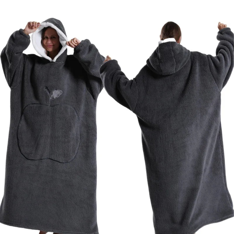 Übergroßer Fleece Hoodie für ultimativen Komfort und Entspannung-3