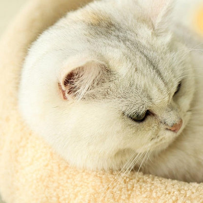 VelvetPaws Den – Stilvoller Rückzugsort mit Kratzfläche & Wohlfühlkissen