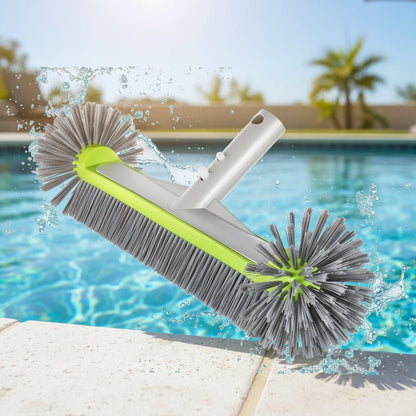 POOLBRUSH – Brosse en aluminium pour piscine, pour murs et coins