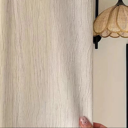 HAVENLUME - Cortinas transparentes arrugadas Wabi-Sabi con ojales, suavemente translúcidas y elegantes para salas de estar y dormitorios